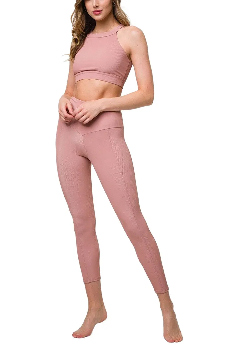 Onzie High Neck Rippen-Crop-Top 3789
