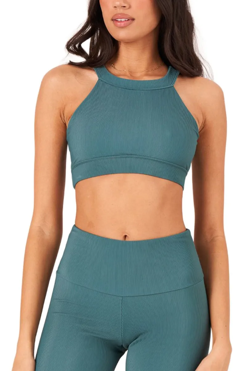 Onzie High Neck Rippen-Crop-Top 3789