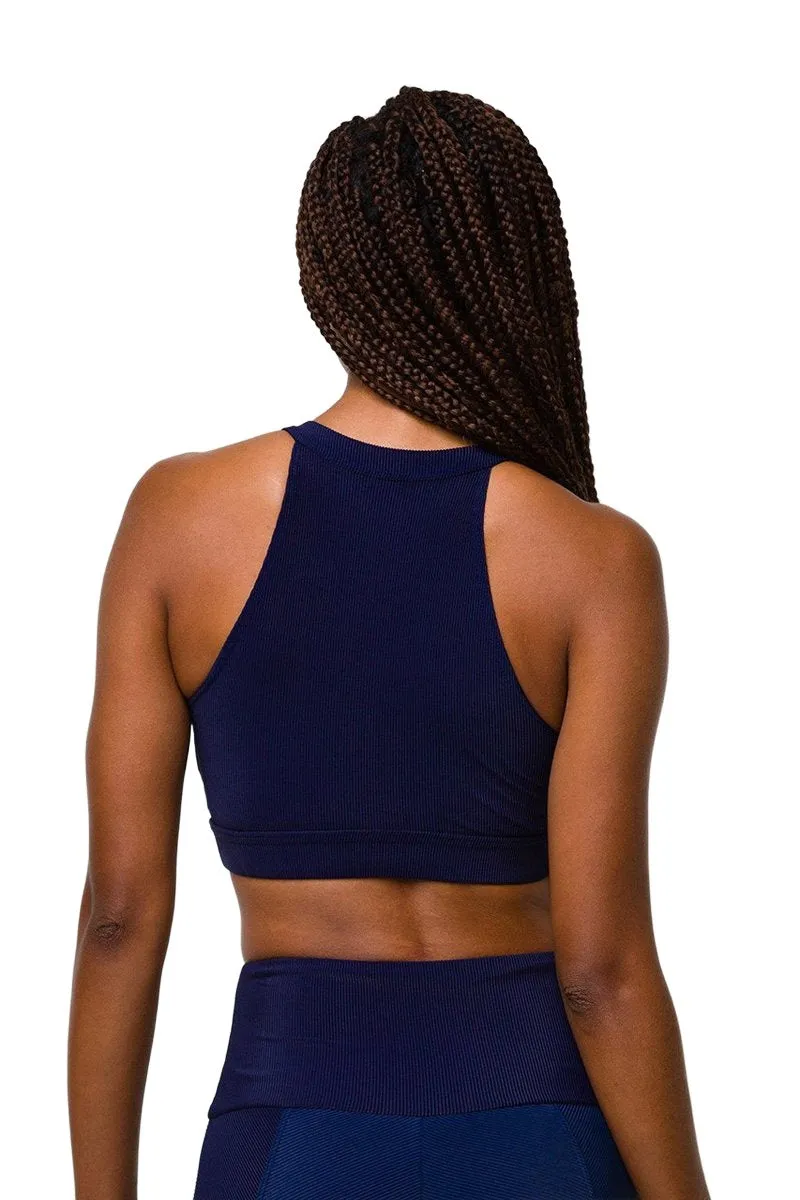 Onzie High Neck Rippen-Crop-Top 3789