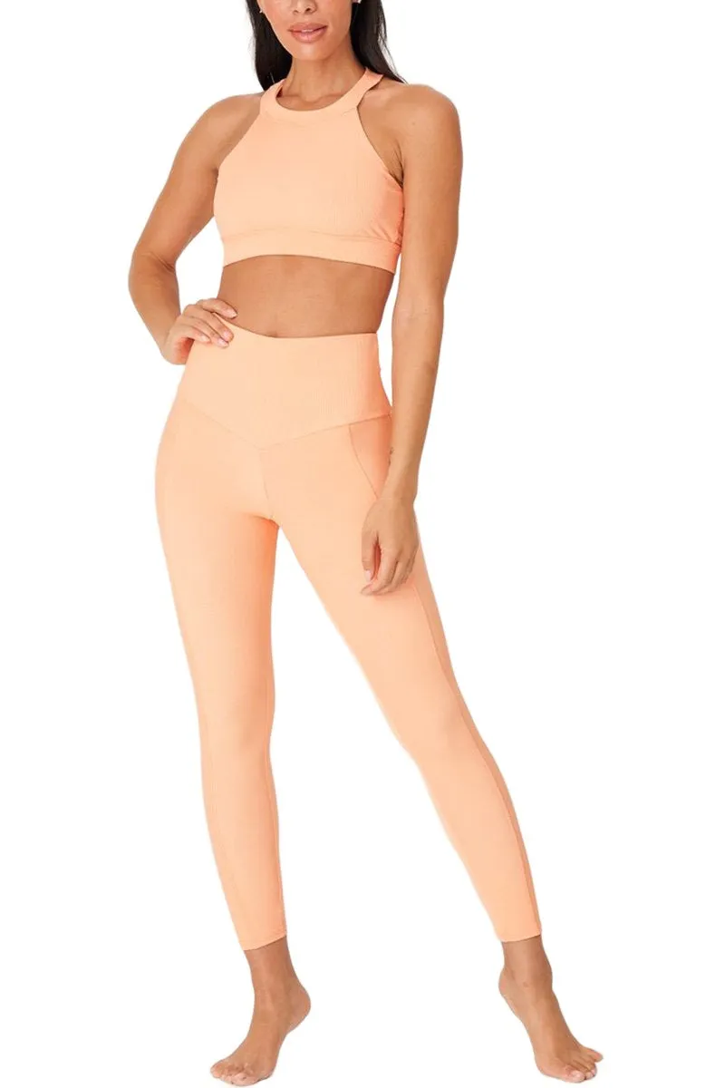 Onzie High Neck Rippen-Crop-Top 3789