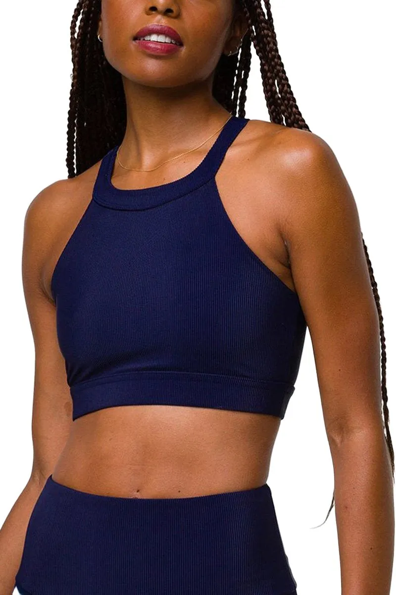 Onzie High Neck Rippen-Crop-Top 3789