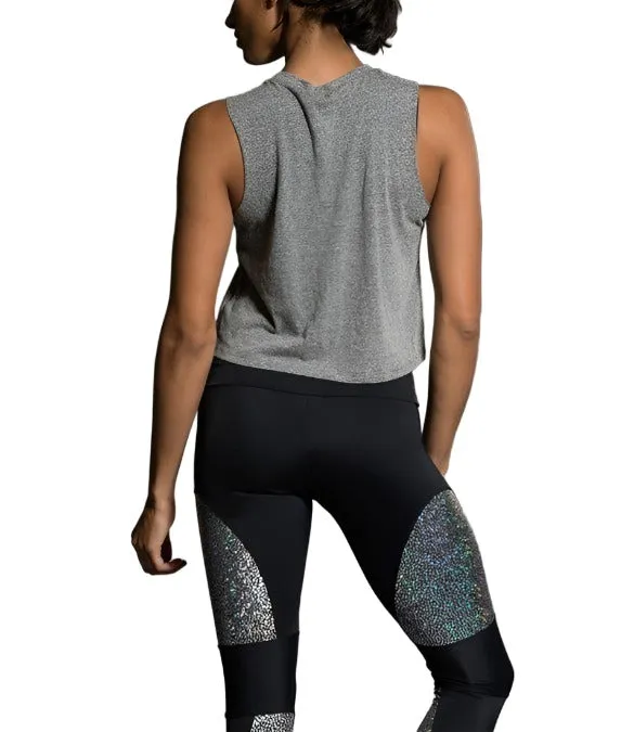 Onzie Hot Yoga Muskel-Tank 3019 Mandala Grau
