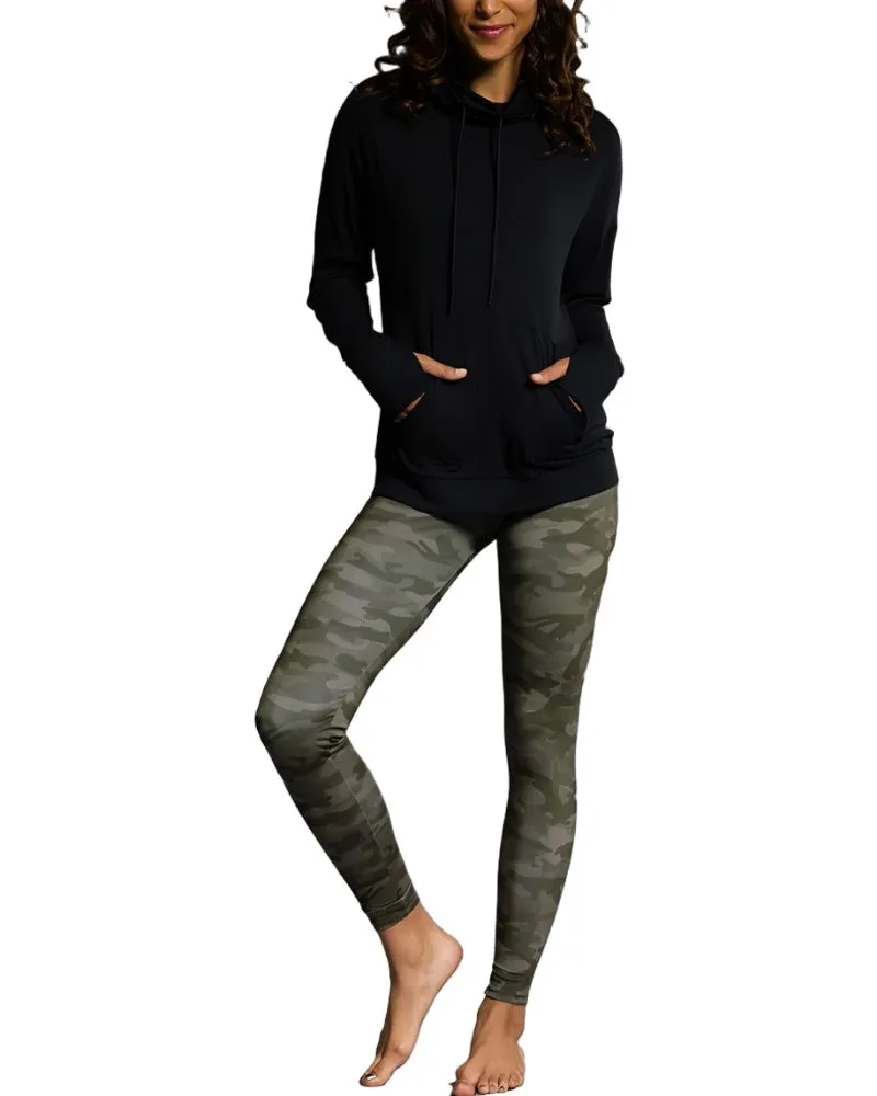Onzie Hot Yoga Wear Tulpe Rücken Kapuzenausschnitt 618