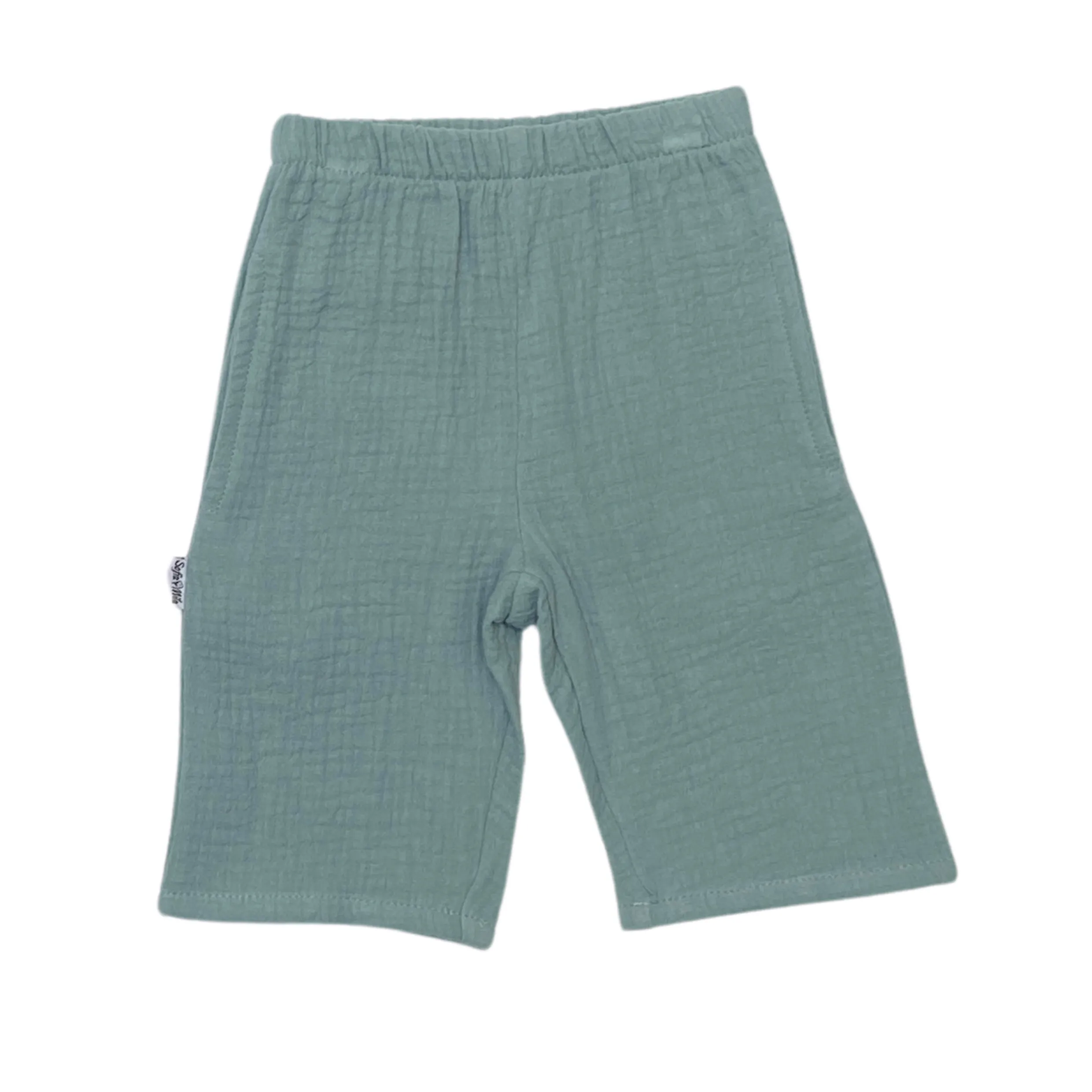 Bio-Baumwoll-Musselin Langarm-Oberteil und Hose Set