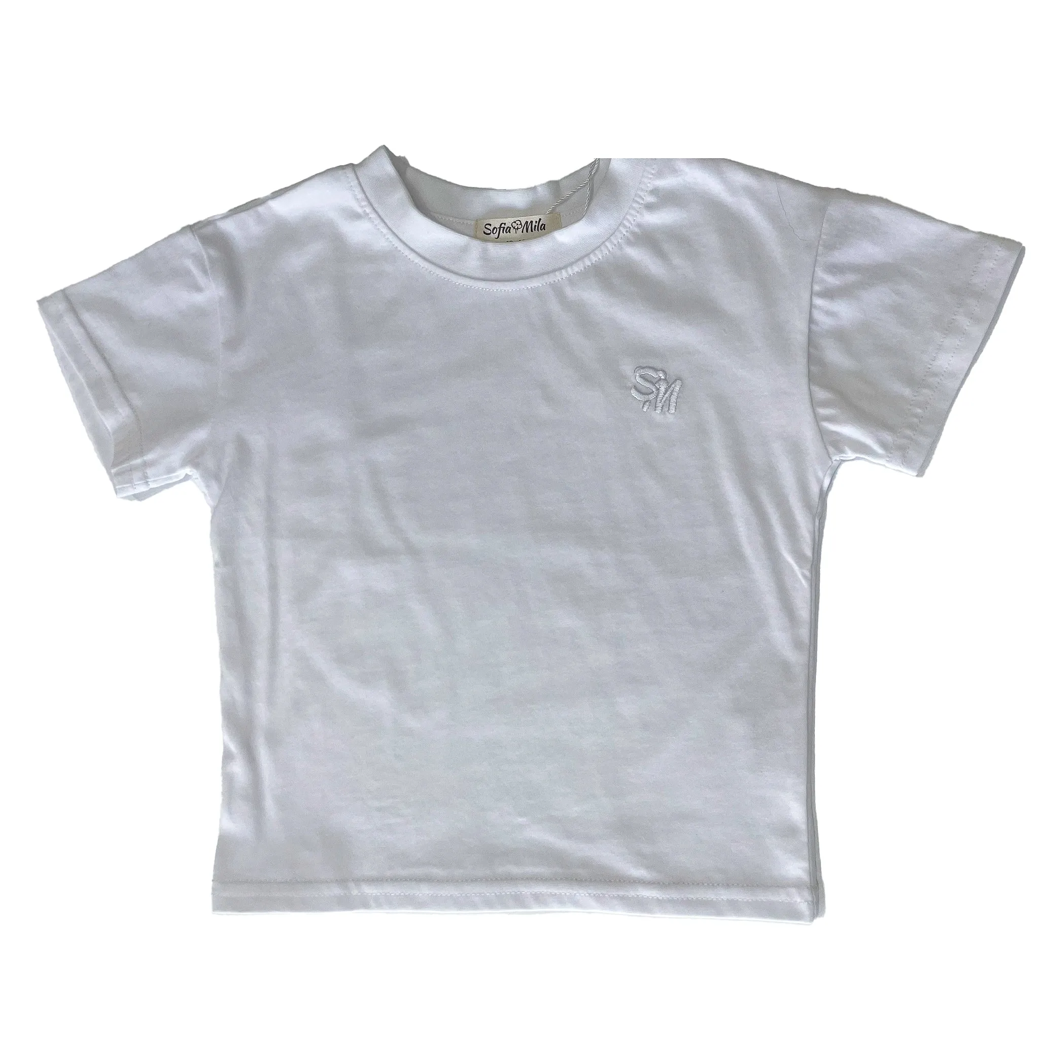 Bio-Baumwoll-T-Shirt in Größe SM für Babys und Kinder