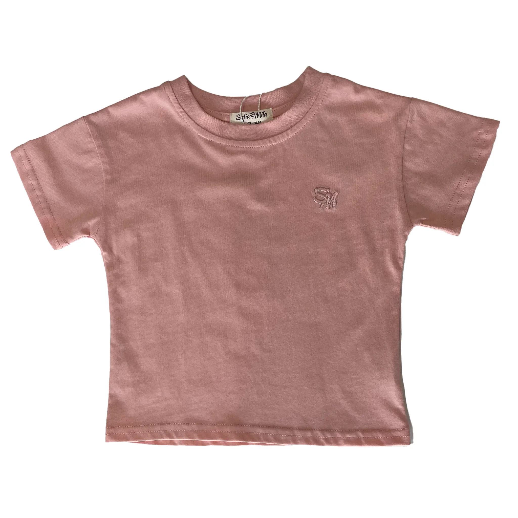 Bio-Baumwoll-T-Shirt in Größe SM für Babys und Kinder