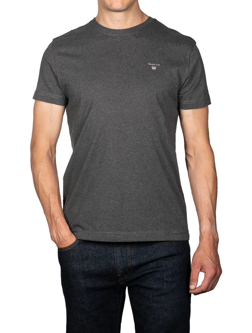 Original T-Shirt Anthrazit Melange