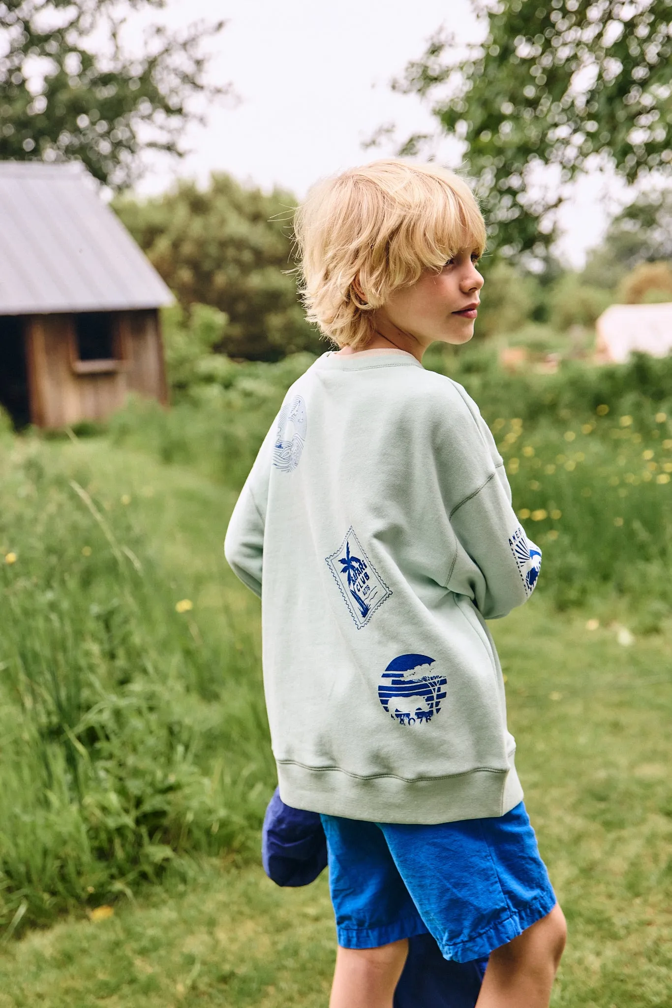 Oscar Pullover Aufkleber 000400 - Hellgrün Ao76 Kleidung Jungen Mädchen