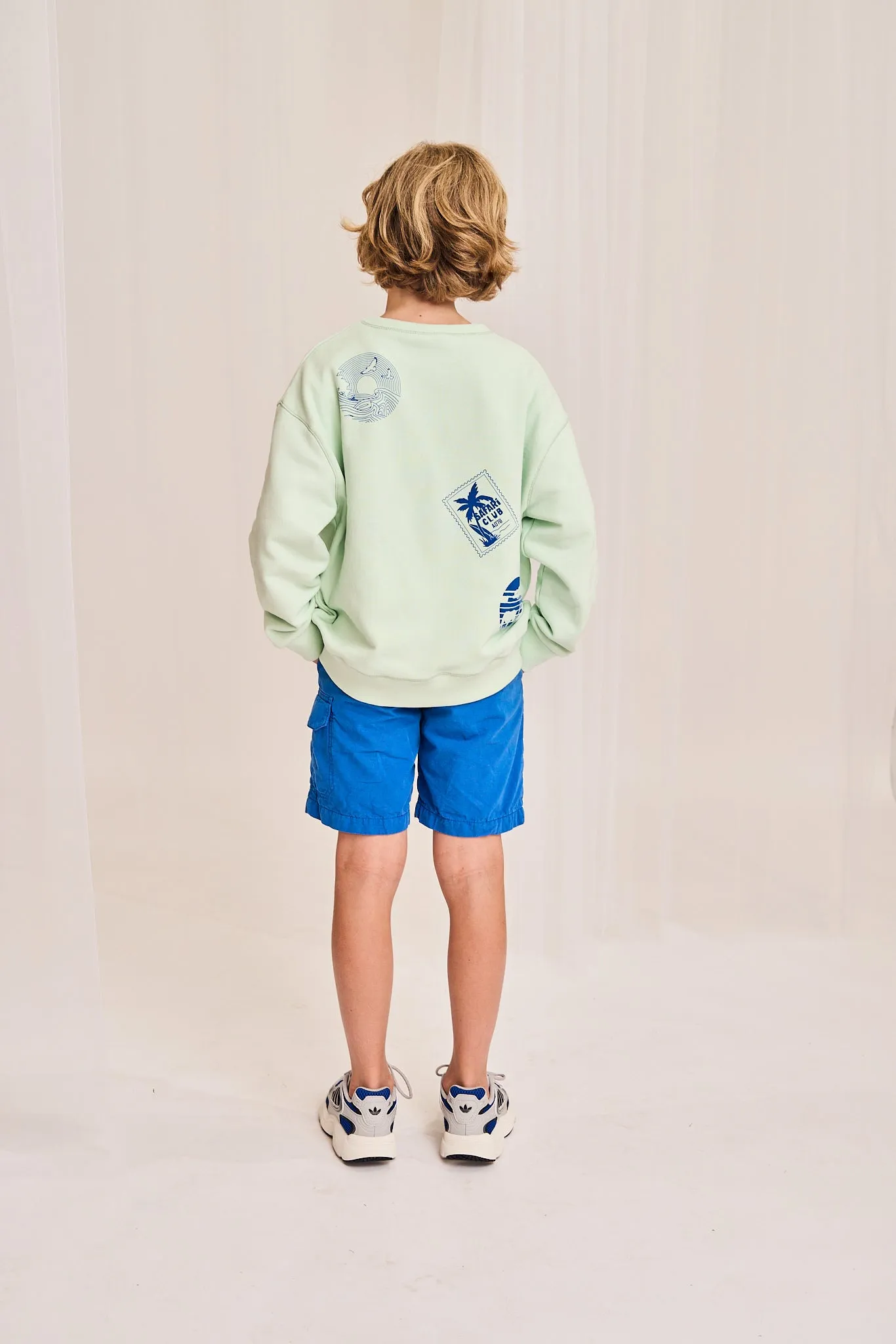 Oscar Pullover Aufkleber 000400 - Hellgrün Ao76 Kleidung Jungen Mädchen