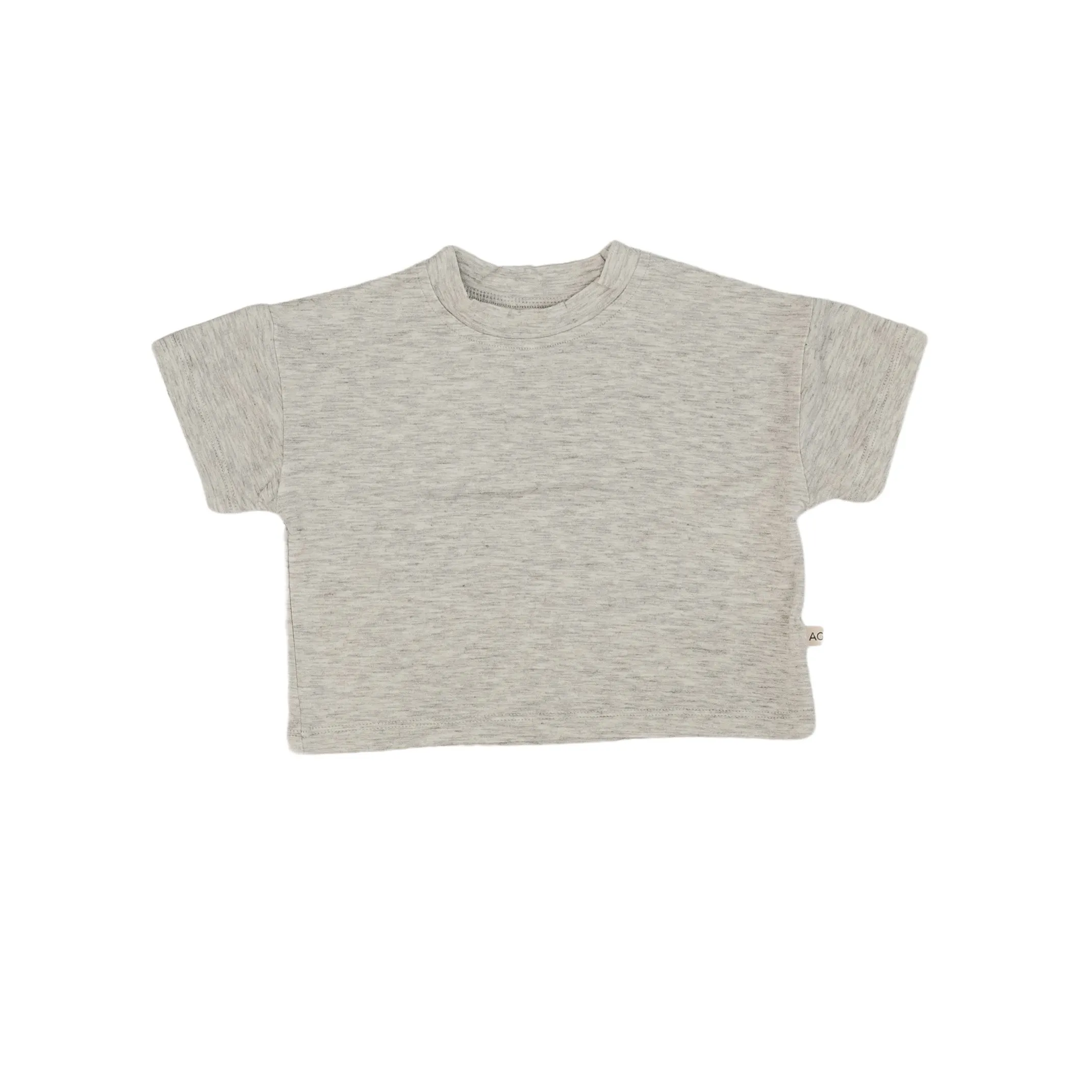 Übergroßes Bambus-T-Shirt für Babys und Kinder_Atlas-Grau