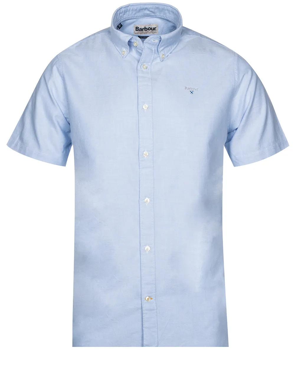 Oxtown Kurzarm-Slimfit-Hemd Blau