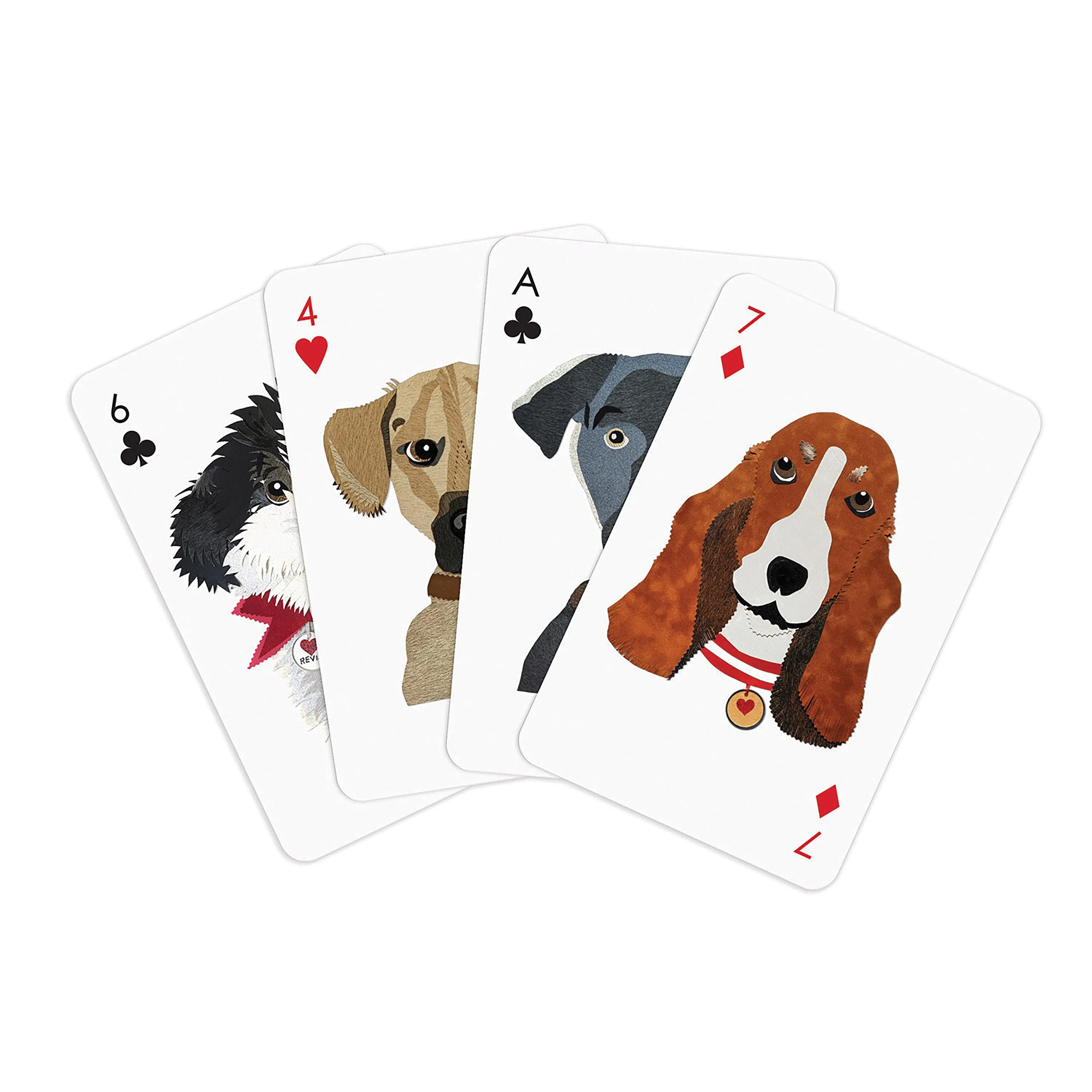 Papierhunde Spielkartenset