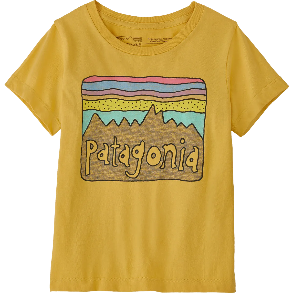 Patagonia Youth Baby Regenerative Organic Cotton Fitz Roy Skies T-Shirt