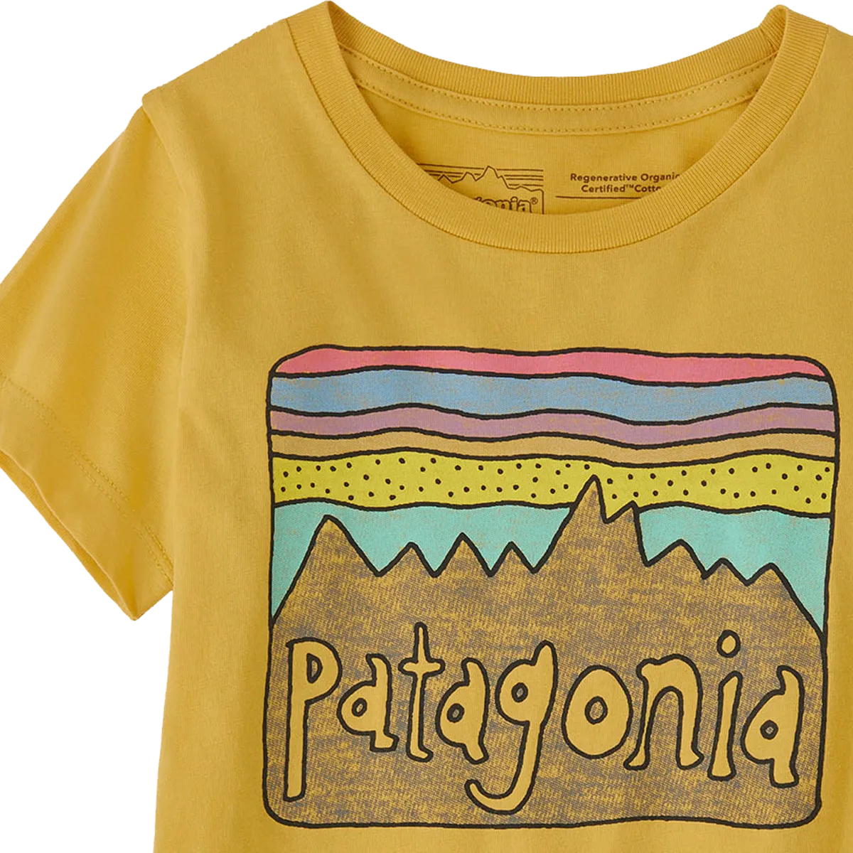 Patagonia Youth Baby Regenerative Organic Cotton Fitz Roy Skies T-Shirt