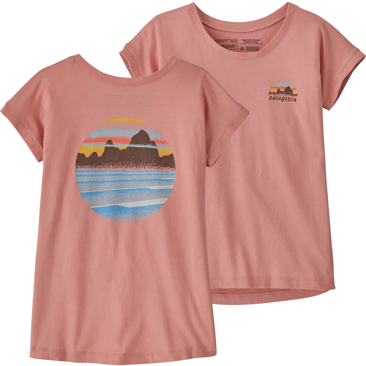 Patagonia Jugendliches Grafik-T-Shirt aus zertifizierter regenerativer Bio-Baumwolle