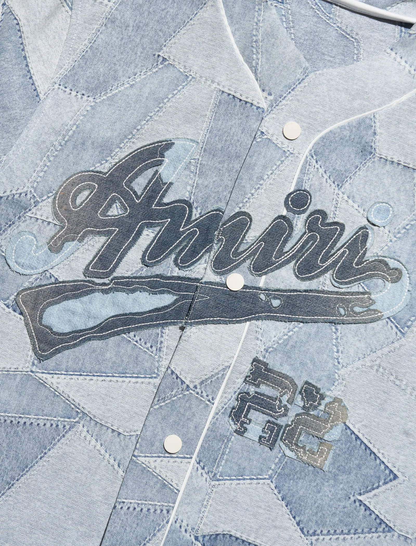 Patchwork Baseball-Shirt