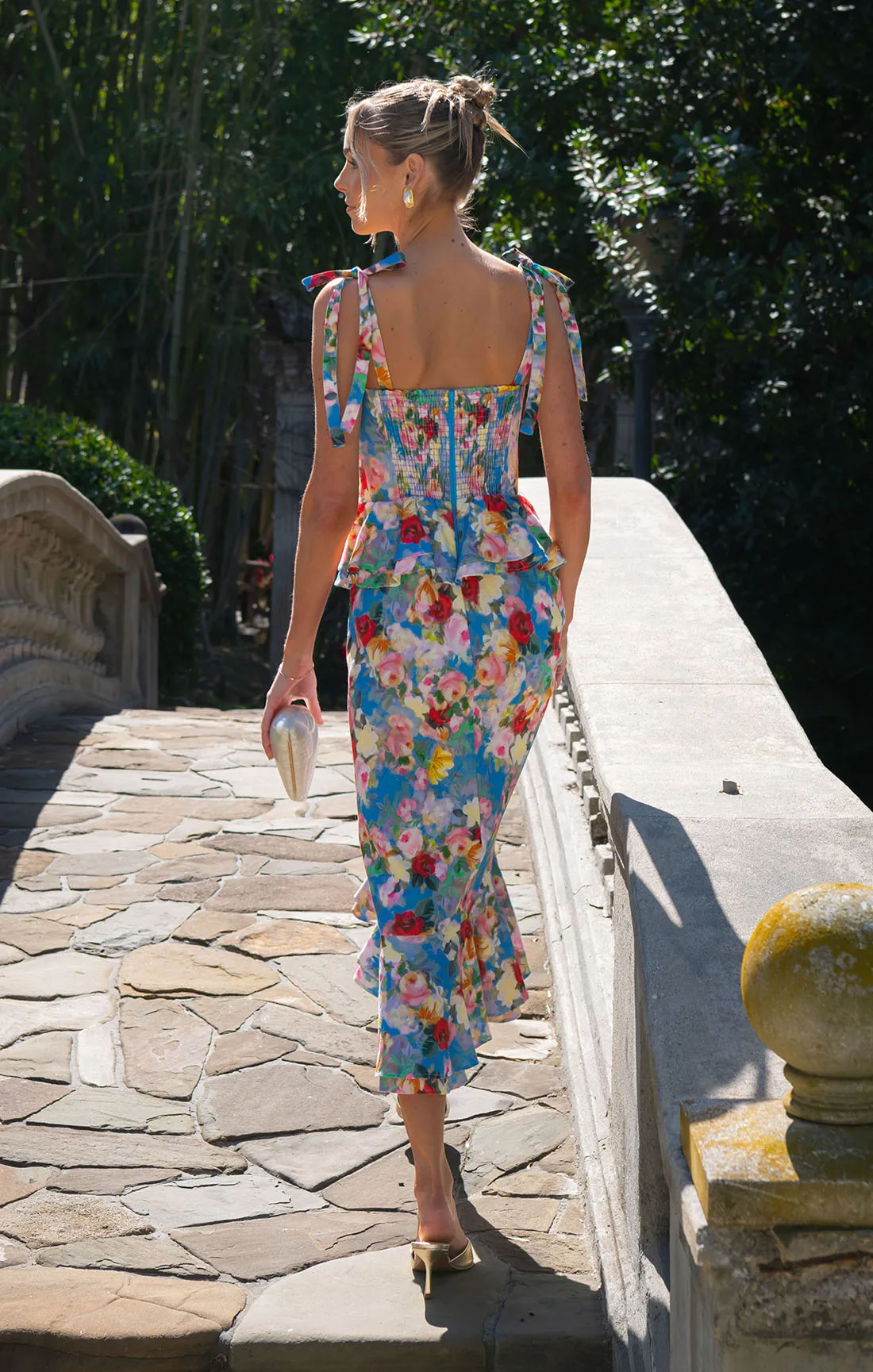 Pauline Peplum Kleid ~ Glückselige Garten Gala