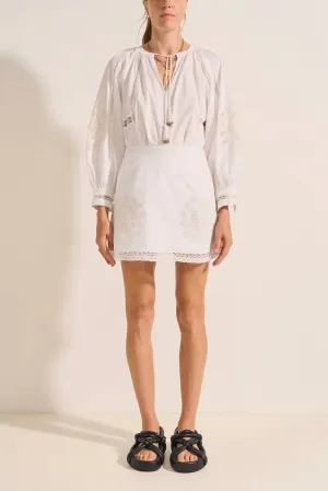 Pelops Skirt In White
