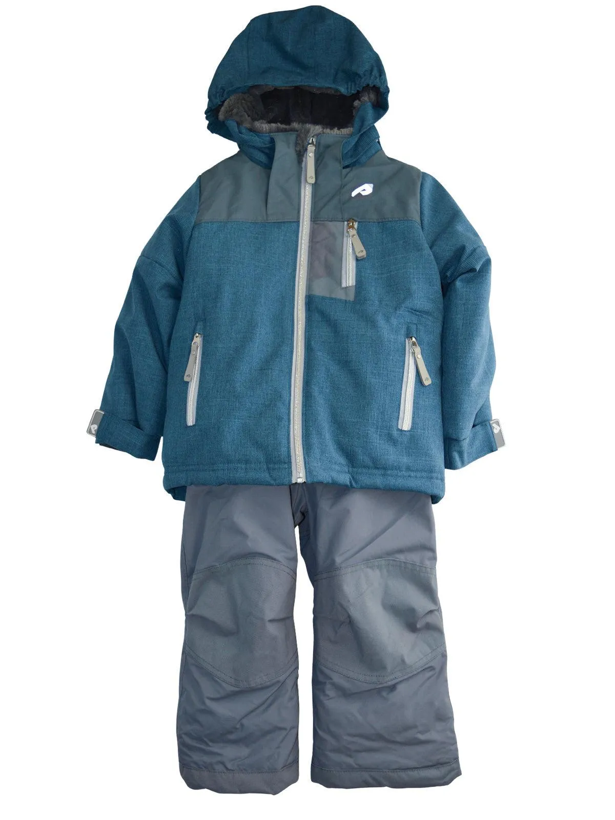 Perlimpinpin Schneeanzug für Kleinkinder & Jungen - Orange strukturiert (Größen 2, 3, 4 & 12) Babykids Perlimpinpin