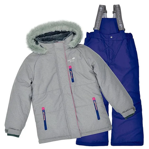 Perlimpinpin Schneeanzug für Kleinkinder - Nunge Strukturiert (Größen 2 & 3) Babykids Perlimpinpin