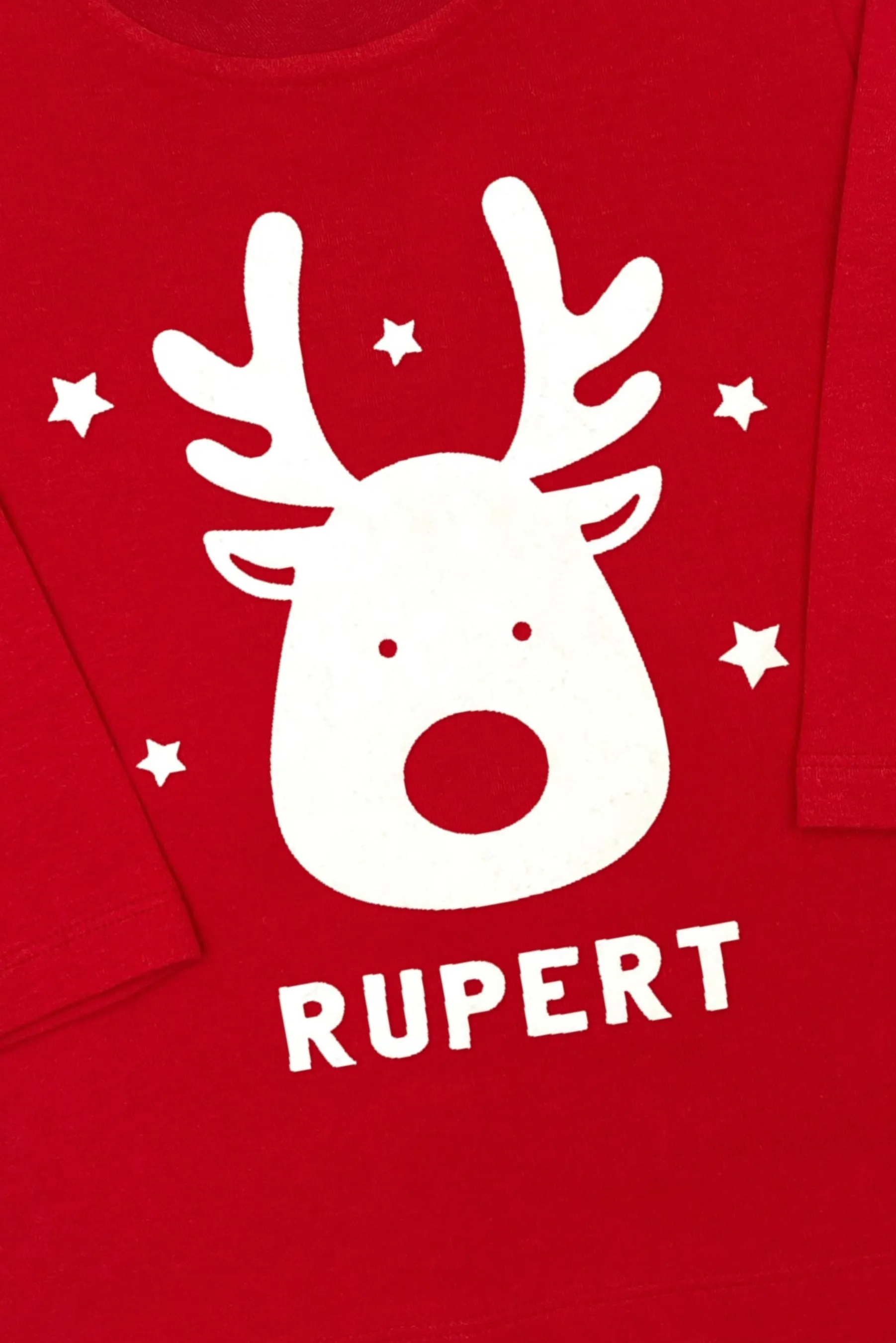 Personalisierte Weihnachts-Rentier T-Shirt