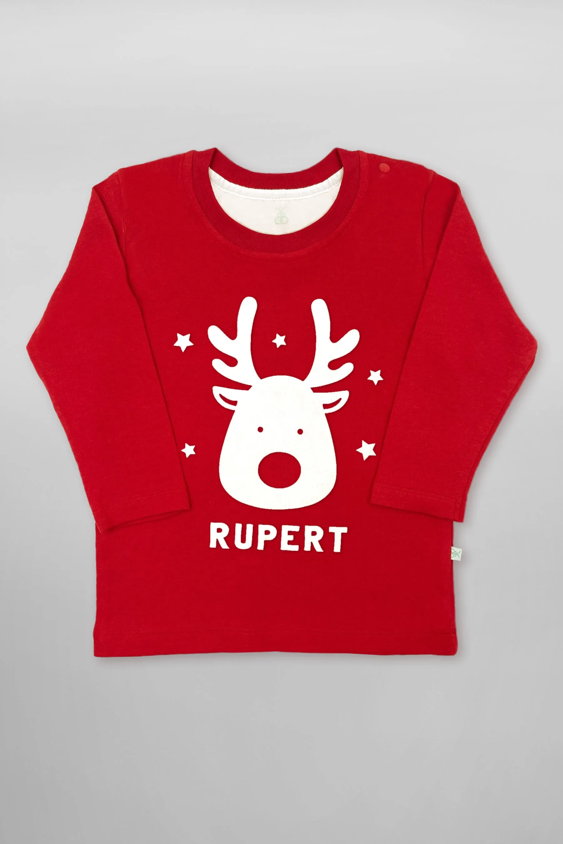 Personalisierte Weihnachts-Rentier T-Shirt