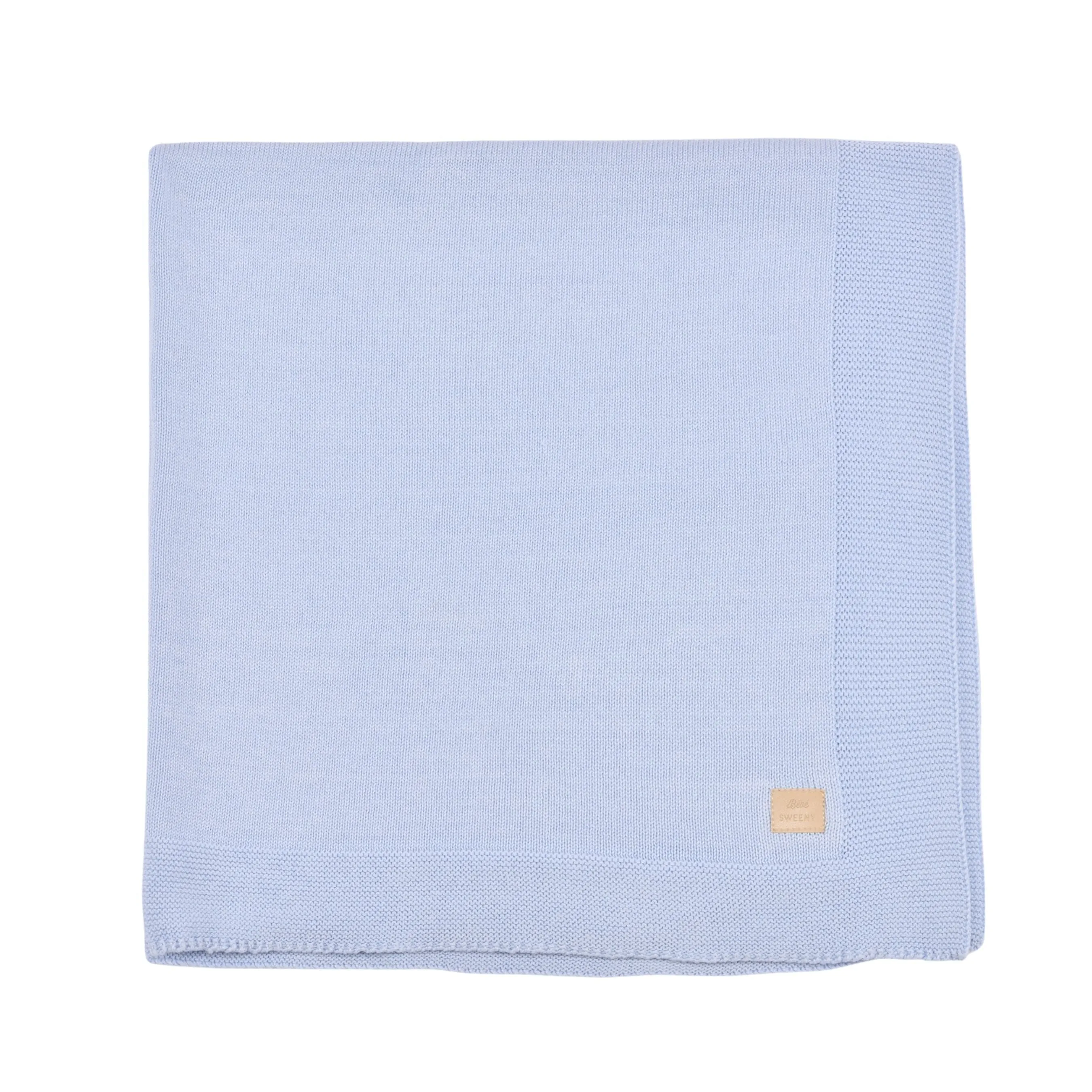 Petit Sweeny Geschenkbox | Jungen Blaues Bio-Baumwoll-Strick-Set (6) Babykids_Bebe-Sweeny
