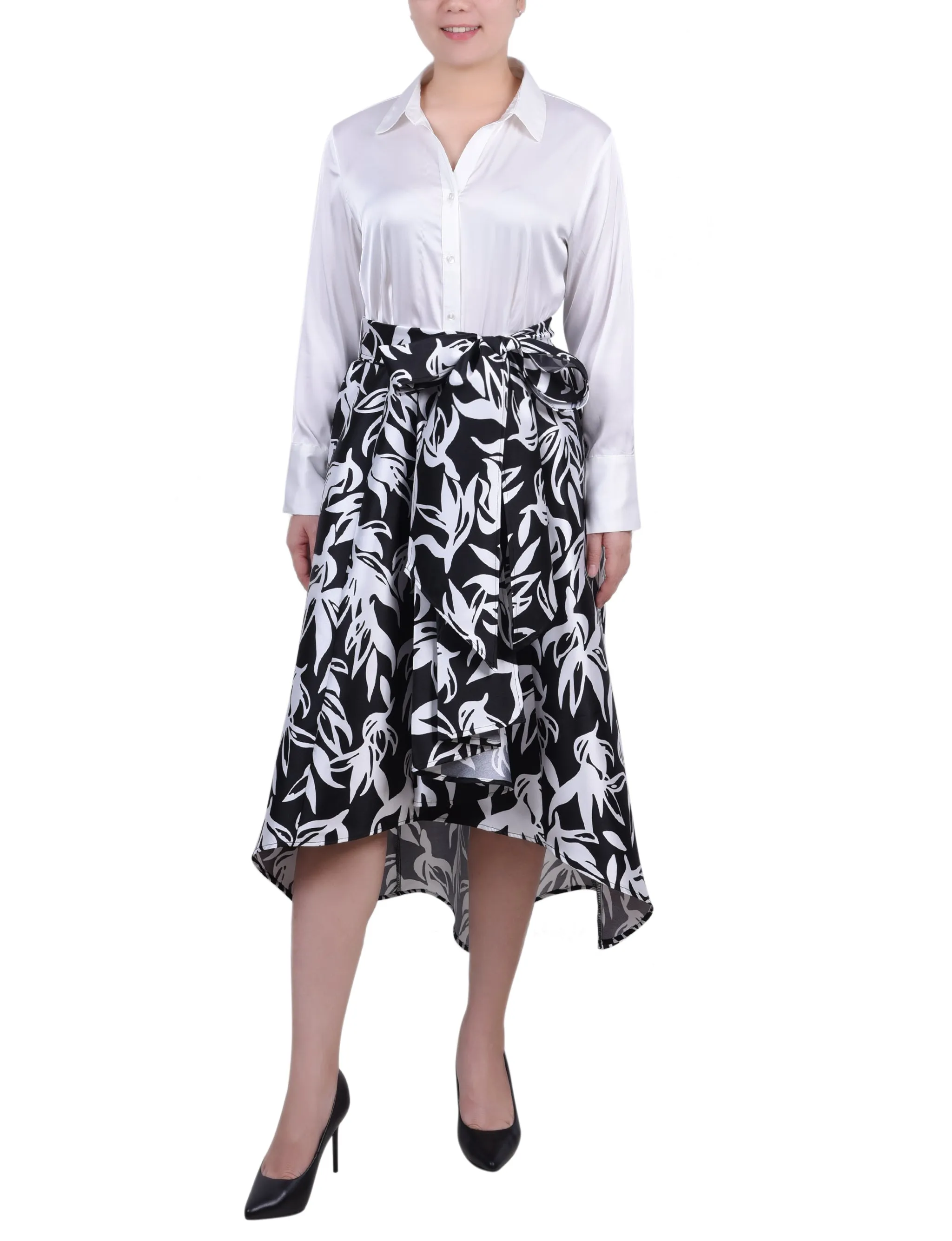 Petites Satin-/Mikado-Kleid