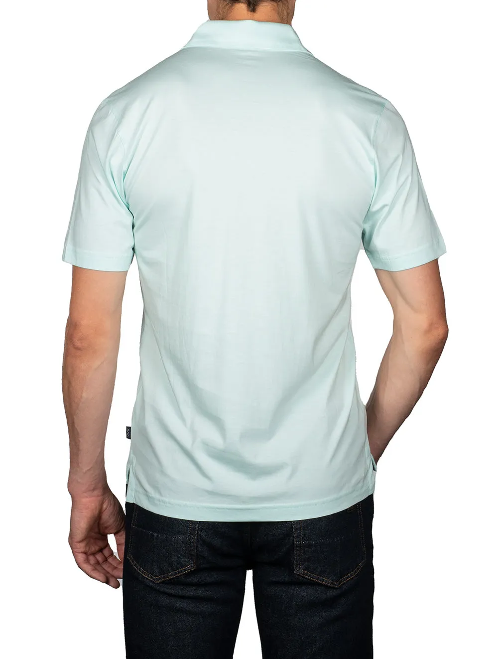 Pima-Baumwoll-Polohemd Mint