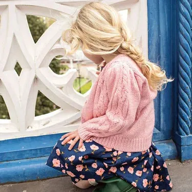 Pink Chicken Cable Constance Pullover - Staubiges Rosa