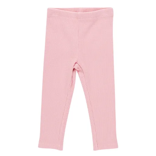 Pink Chicken Girls Bio-Rippenleggings in Aprikose