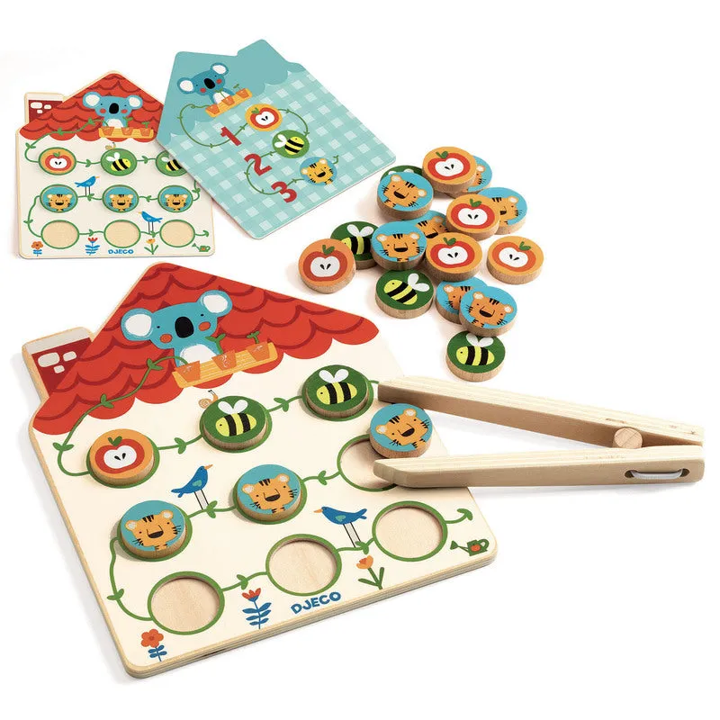 Pinstou Holz-Zählspiel