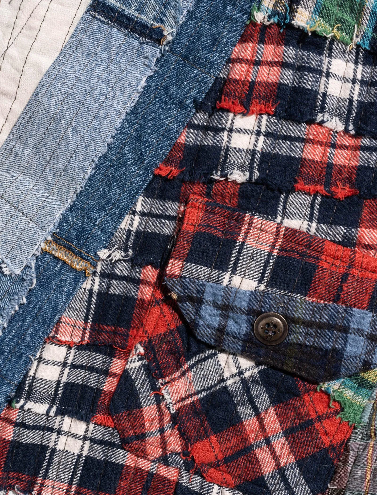 PLAID STITCHWORK GL1 HEMD