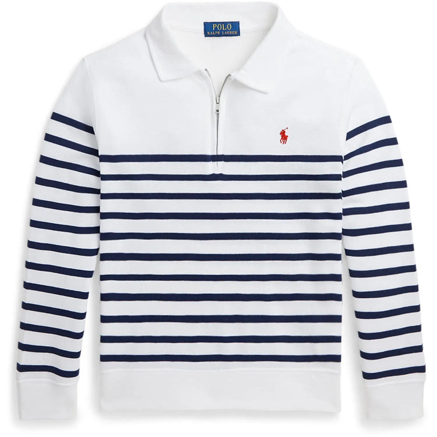 Polo Ralph Lauren Weiß/Frühlingsmarine Sweatshirt Polo-Ralph-Lauren