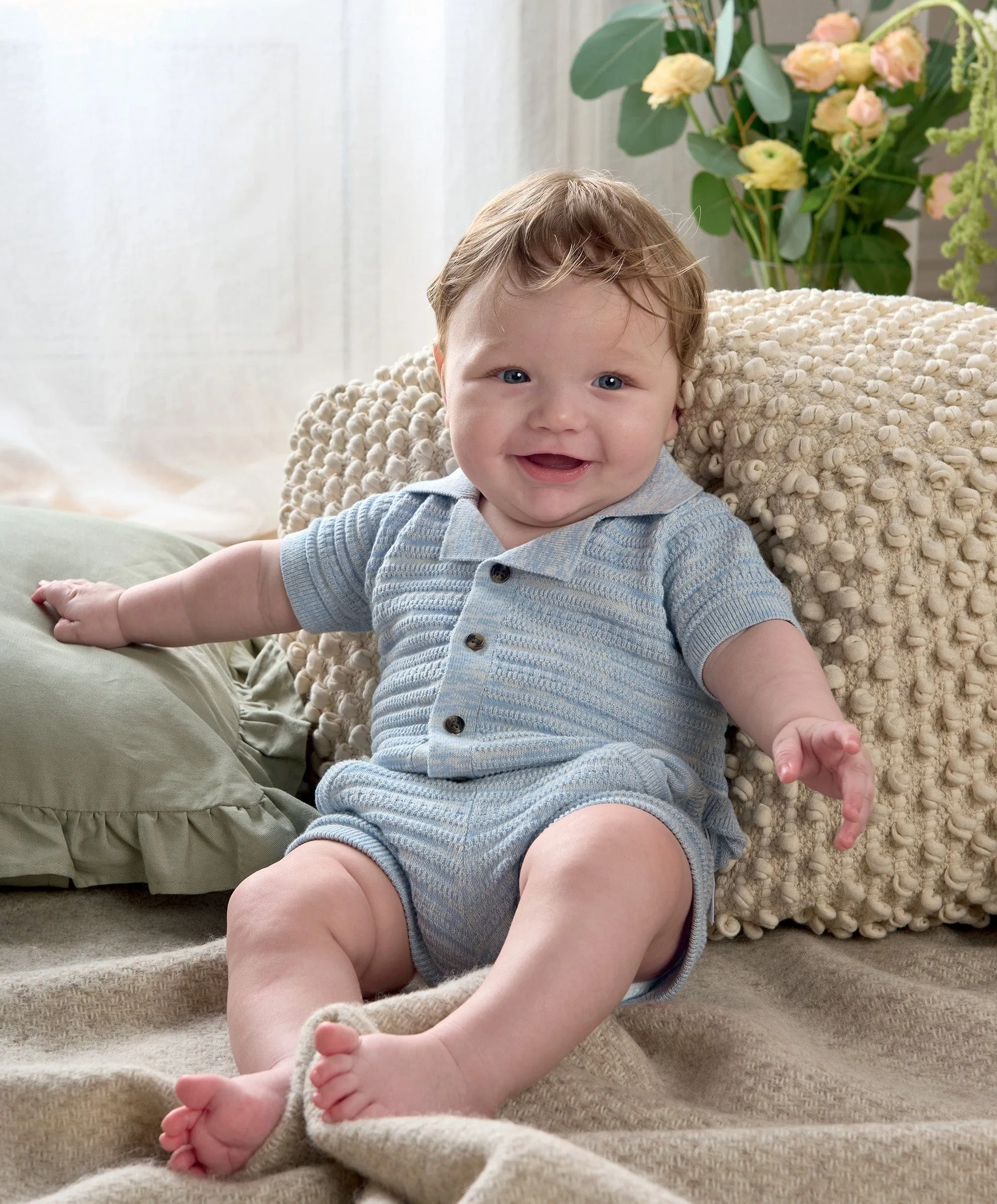 Polo-Shirt & Shorts Set (2-teilig) - Marine Babykids Mamas & Papas