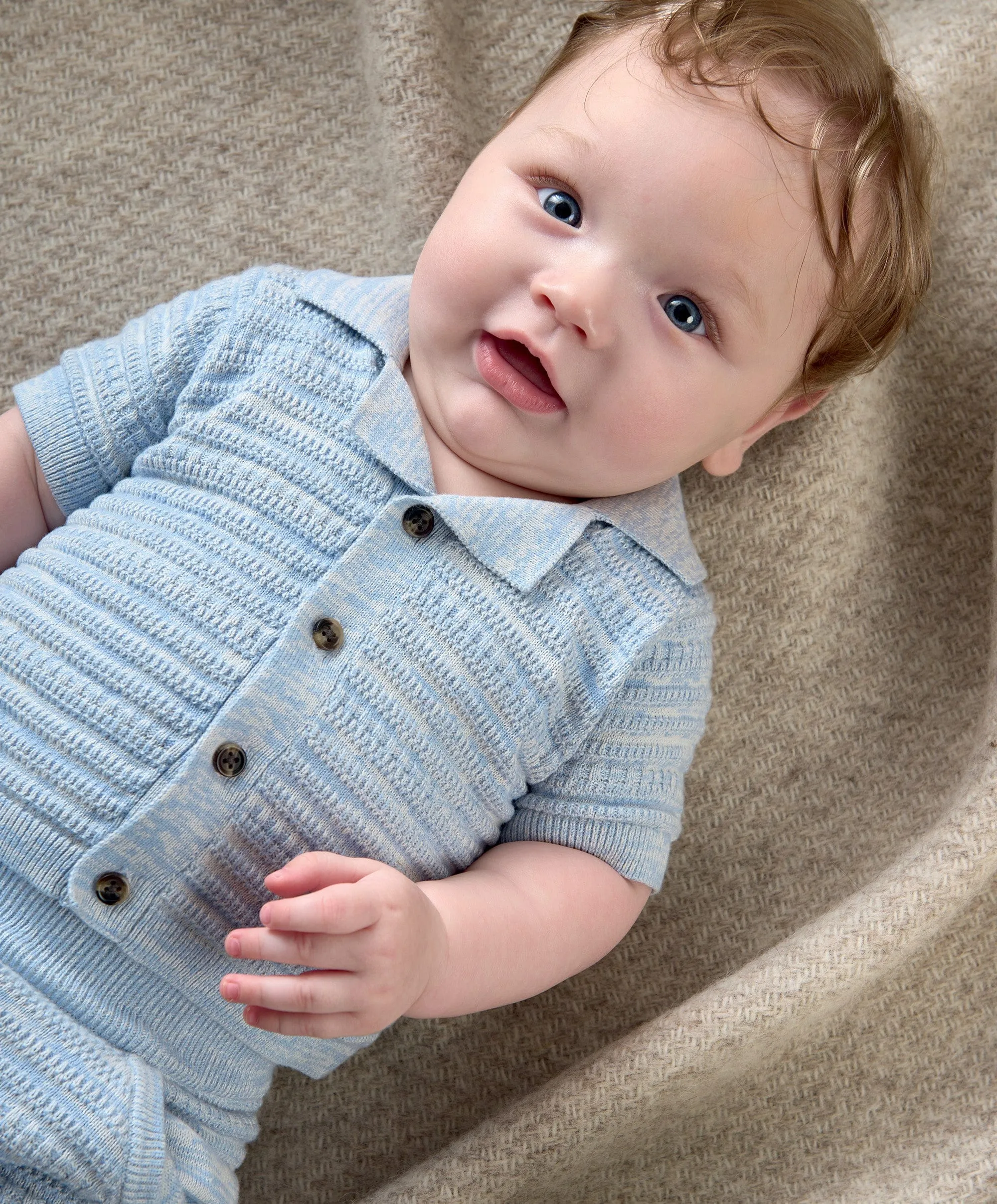 Polo-Shirt & Shorts Set (2-teilig) - Marine Babykids Mamas & Papas
