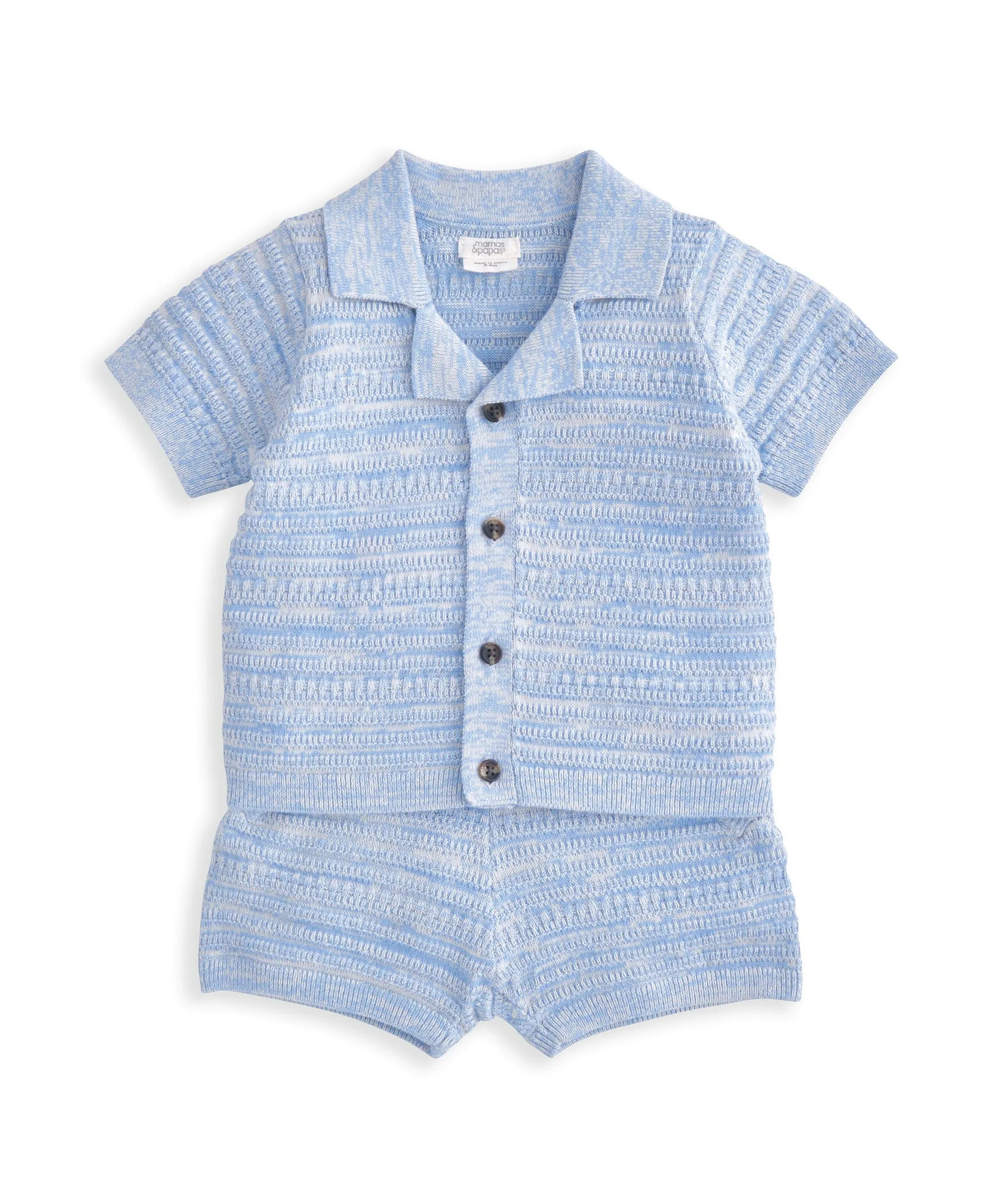 Polo-Shirt & Shorts Set (2-teilig) - Marine Babykids Mamas & Papas