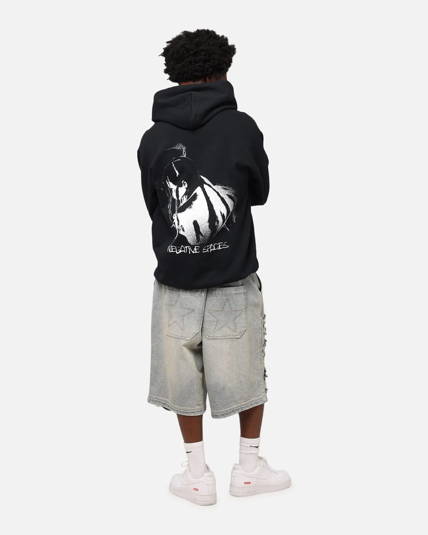 Poppy Negative Spaces Hoodie Schwarz