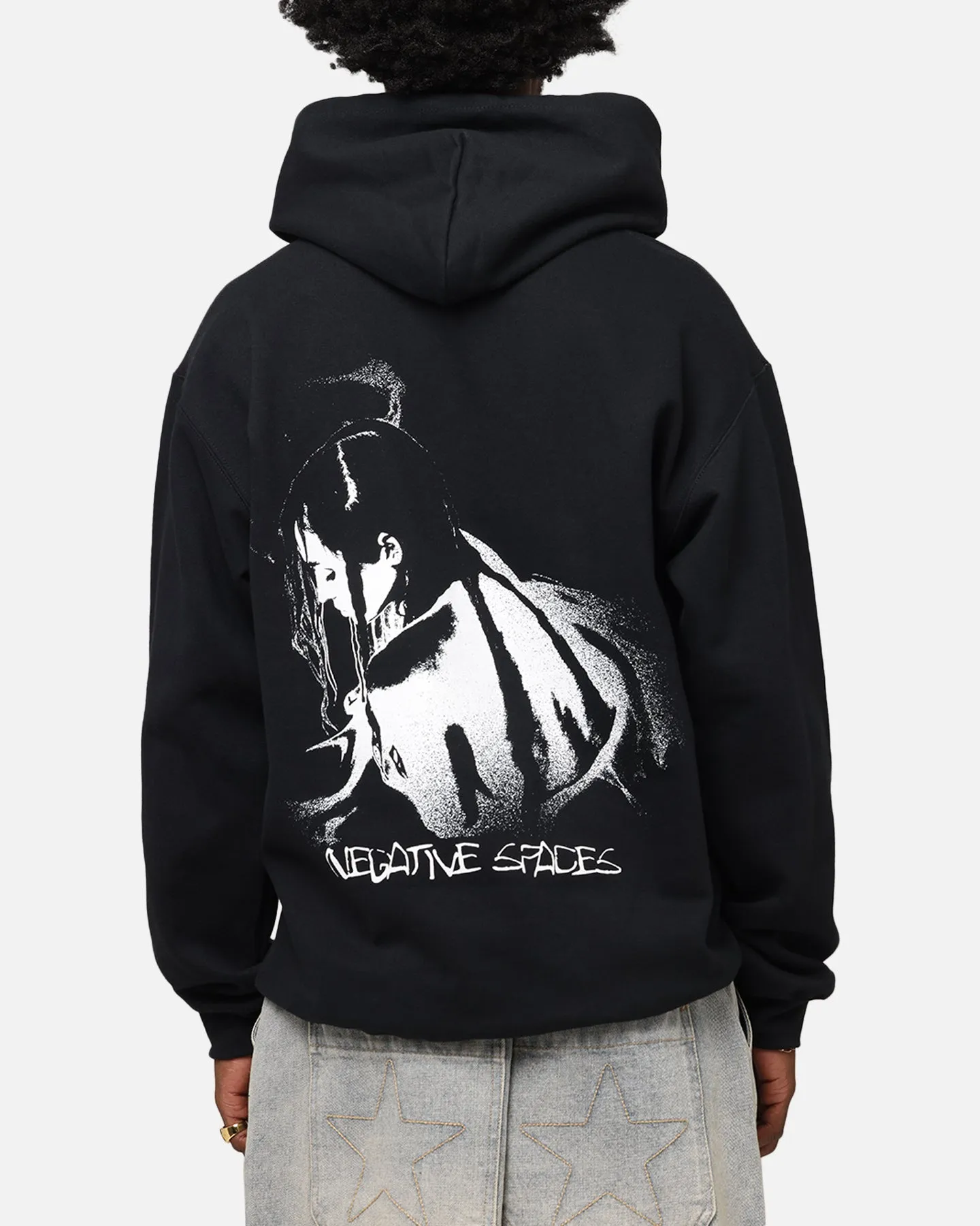 Poppy Negative Spaces Hoodie Schwarz
