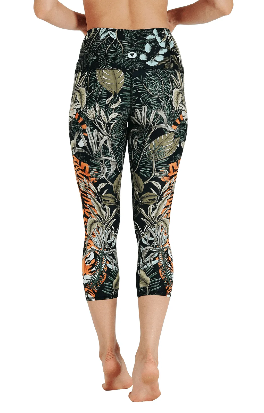 Rawr Talent Gedruckte Yoga-Crops von Yoga Democracy