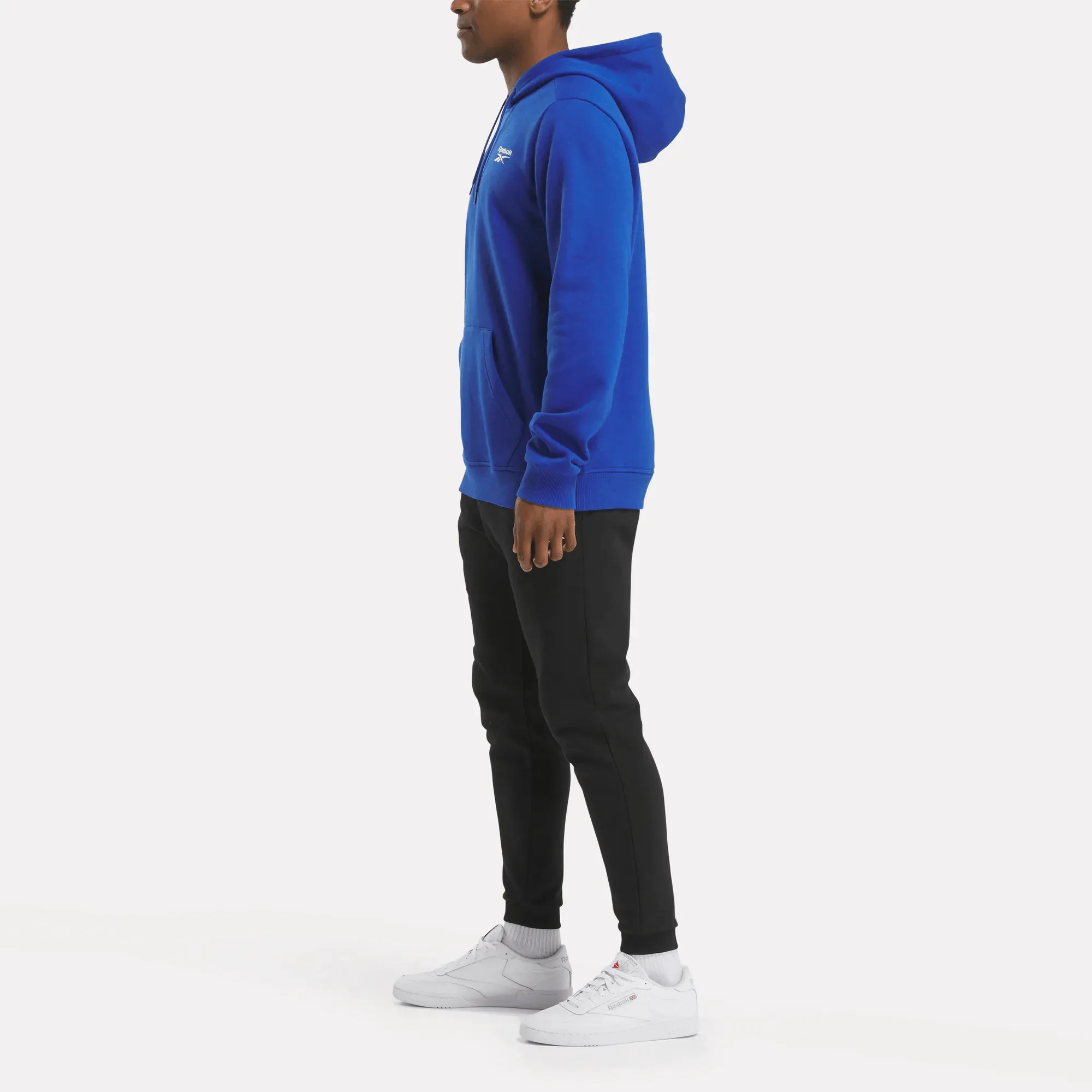 Reebok Bekleidung Herren Reebok Identity Fleece Kapuzenpullover mit kleinem Logo