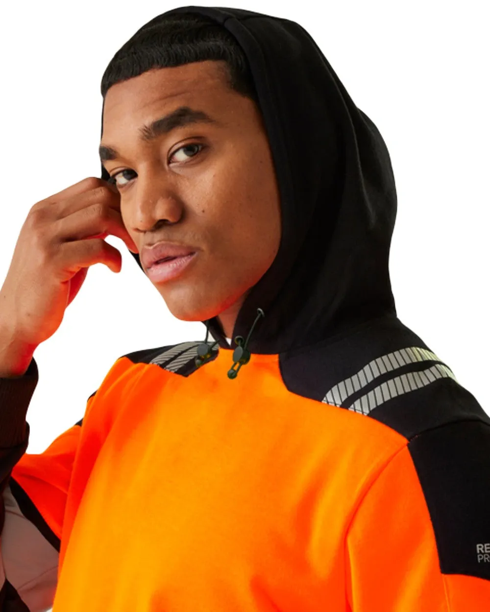 Regatta Herren Hi-Vis X-Pro Kapuzenpullover Klasse 2 Regatta Kleidung