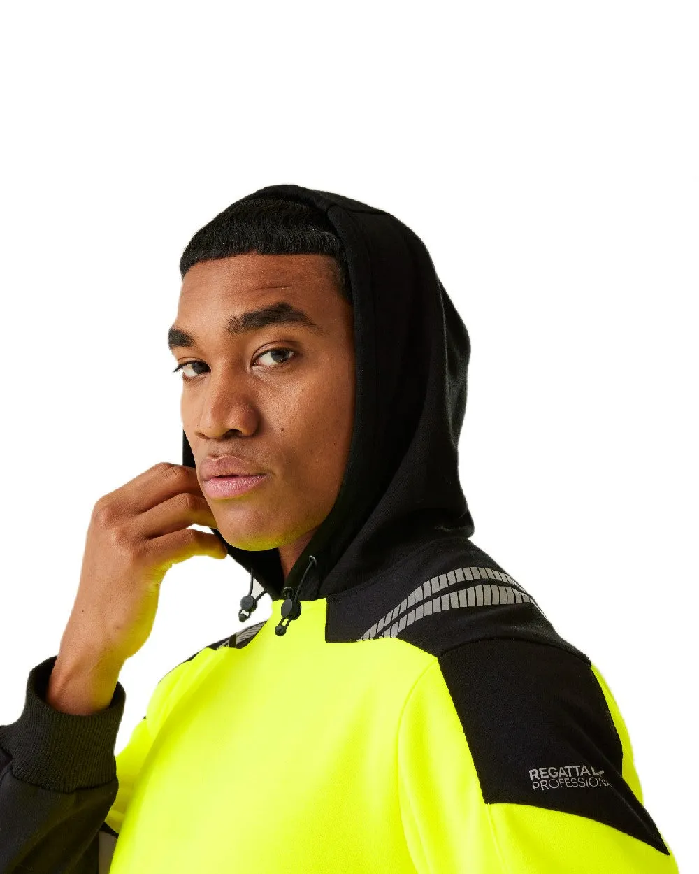 Regatta Herren Hi-Vis X-Pro Kapuzenpullover Klasse 2 Regatta Kleidung