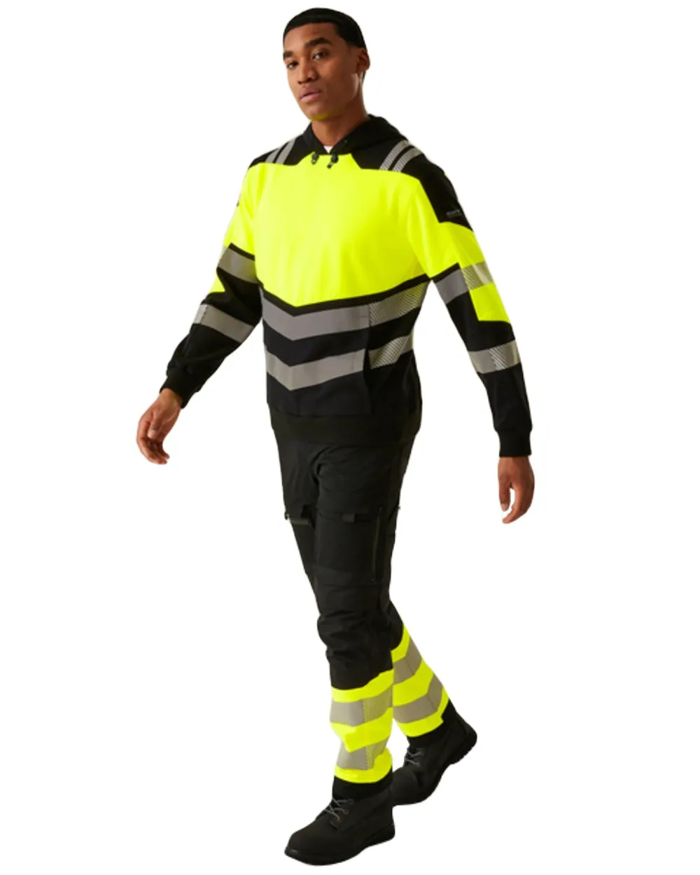 Regatta Herren Hi-Vis X-Pro Kapuzenpullover Klasse 2 Regatta Kleidung