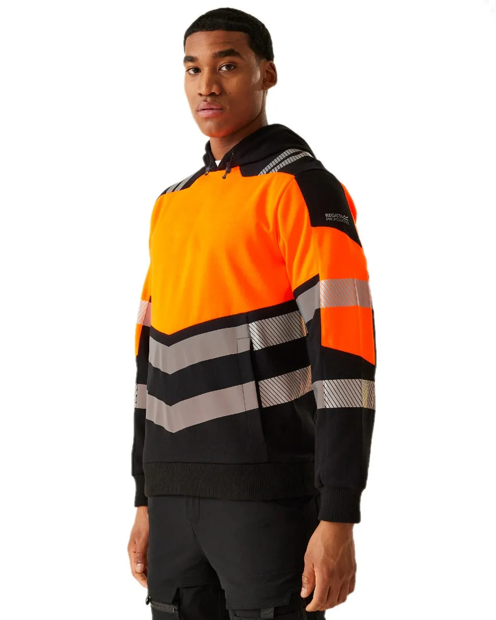 Regatta Herren Hi-Vis X-Pro Kapuzenpullover Klasse 2 Regatta Kleidung