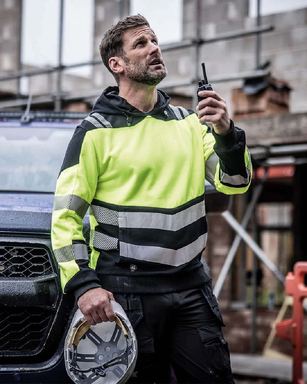 Regatta Herren Hi-Vis X-Pro Kapuzenpullover Klasse 2 Regatta Kleidung