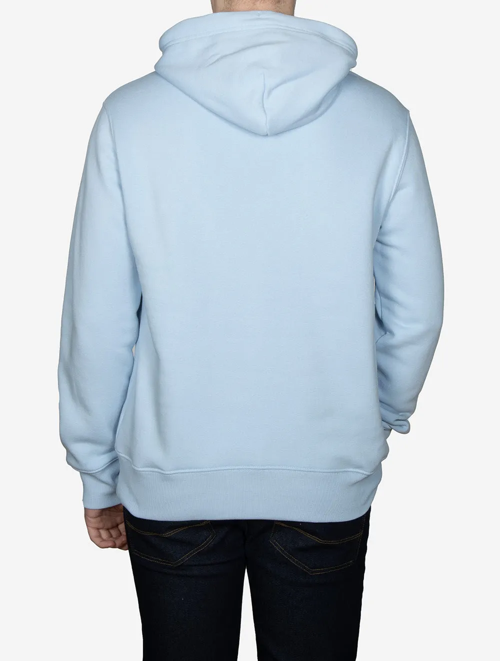 Regular Fit Schutz Kapuzenpullover Frisches Blau