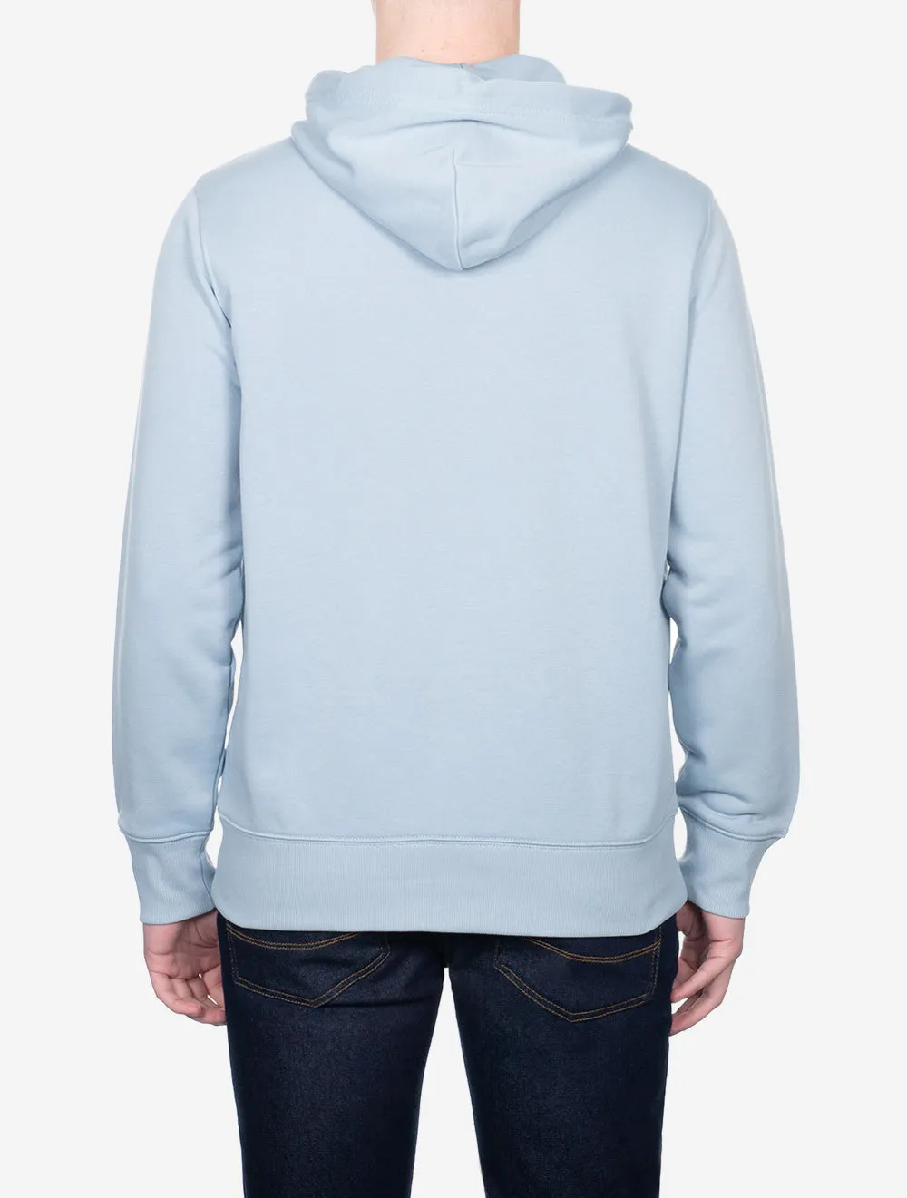 Regular Shield Full-Zip-Hoodie Taubenblau