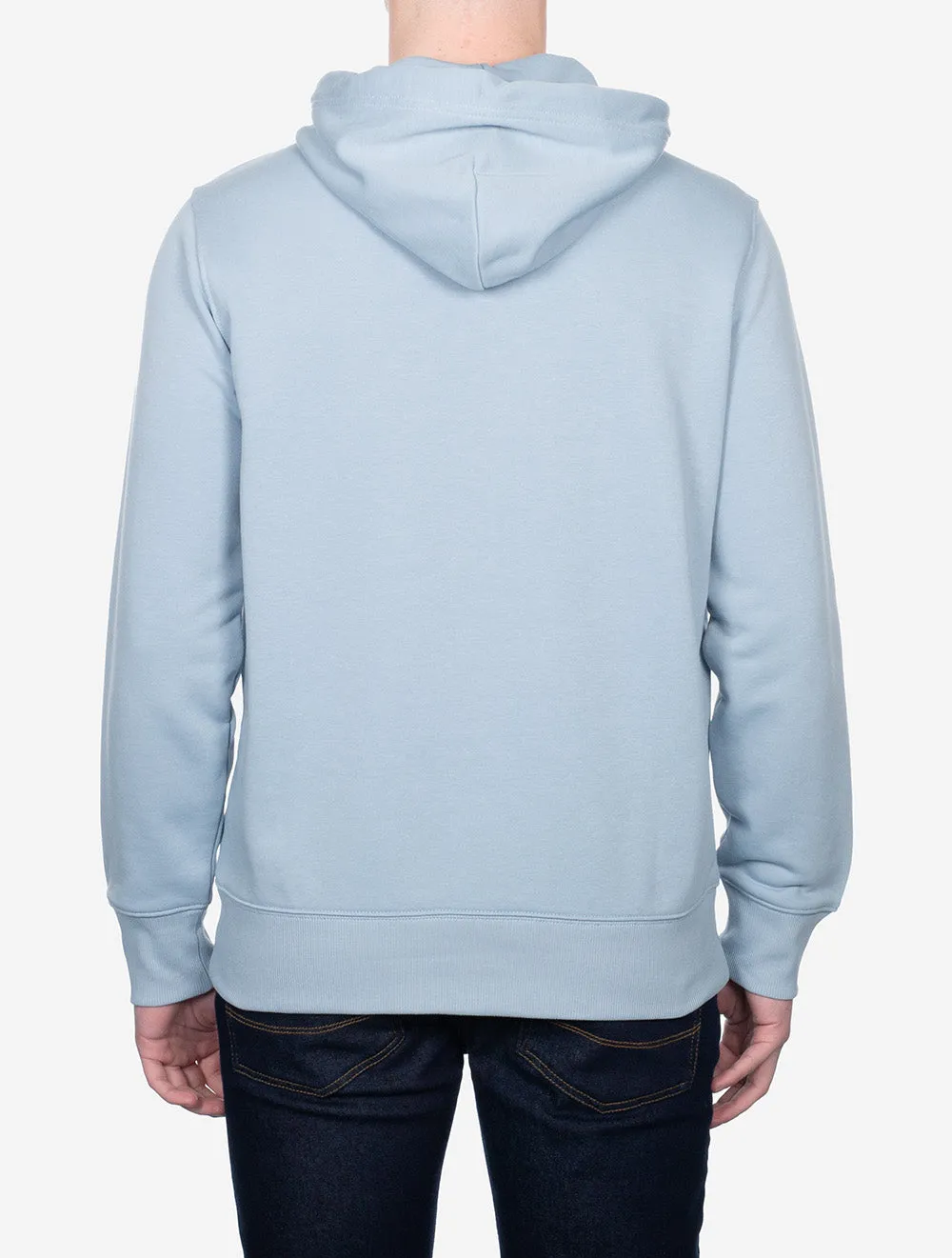 Regular Shield Full-Zip-Hoodie Frisches Blau