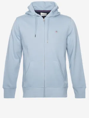 Regular Shield Full Zip Hoodie Fresh Blue